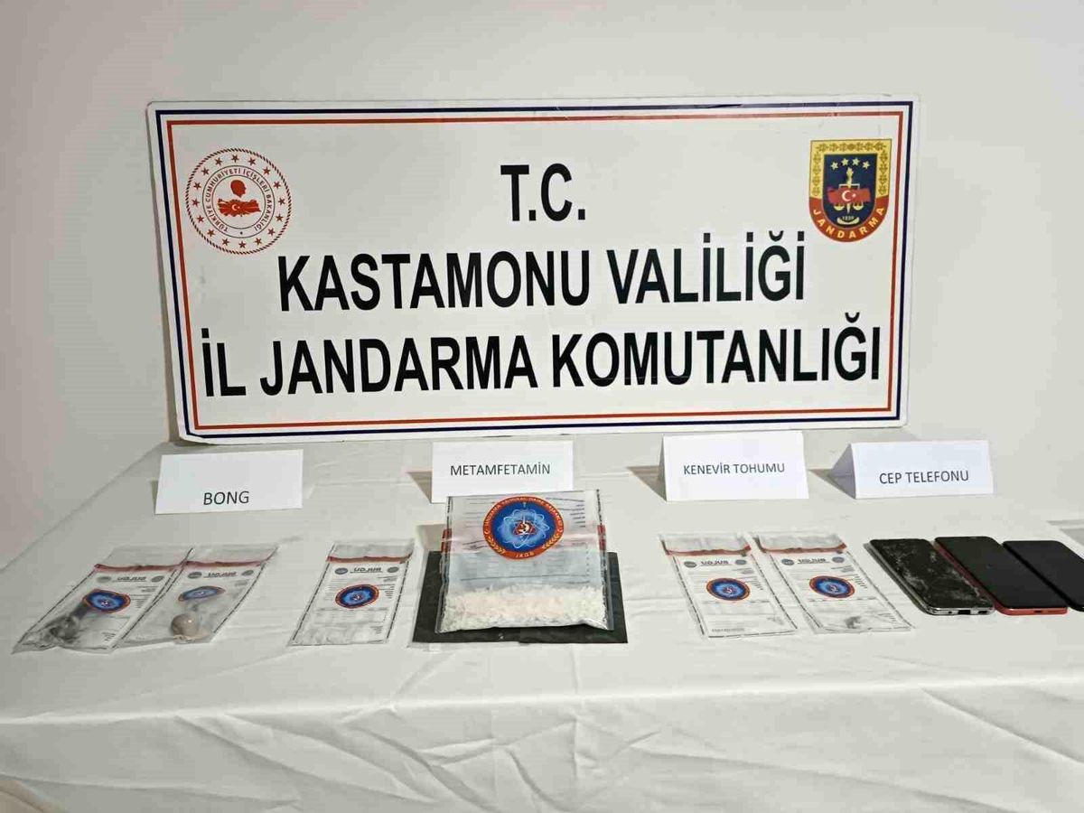 Kastamonu'da 195 Gram Metamfetamin Ele Geçirildi