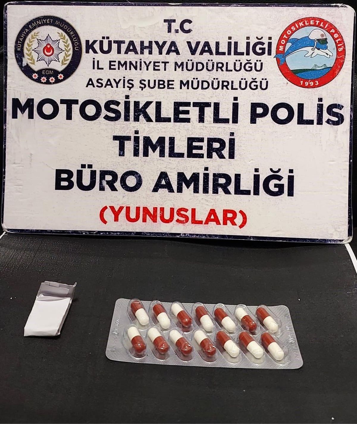 Kütahya'da Motosikletli Polis Timlerince Uyuşturucu Operasyonu