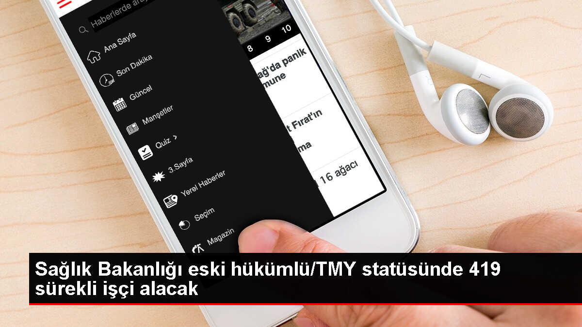 Sağlık Bakanlığı, eski hükümlü/TMY statüsünde 419 sürekli işçi istihdam edecek