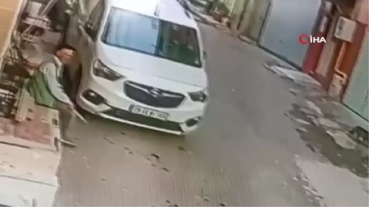 İzmir'de Kediyi Keserle Saldıran Kişi Güvenlik Kamerasına Yakalandı