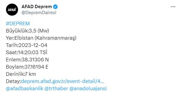 İstanbul'da deprem mi oldu? 5 Aralık İstanbul deprem oldu mu?