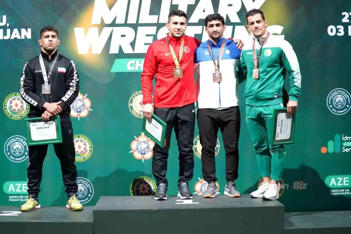 İzmir Büyükşehir Belediyesi Güreşçisi Hasan Berk Kılınç Altın Madalya Kazandı