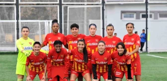 Kayseri Kadın FK Şırnak Belediyespor'u mağlup etti