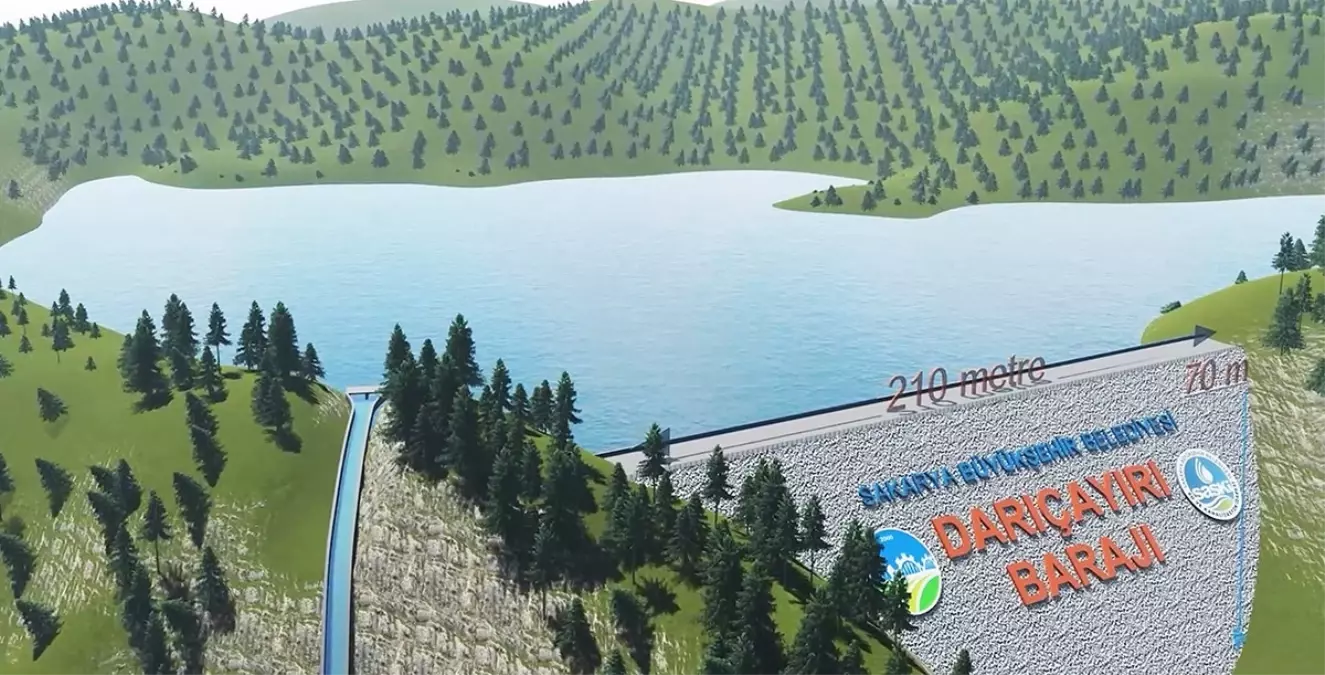 Sakarya'da Darıçayırı Barajı İle Yıllık 750 Milyon TL Gelir Hedefleniyor