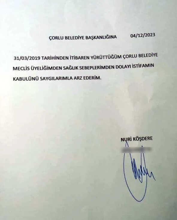 Seçil Erzan'ın ismini verdiği AK Partili meclis üyesi istifa etti Seçil Erzan'ın ismini verdiği AK Partili meclis üyesi istifa etti