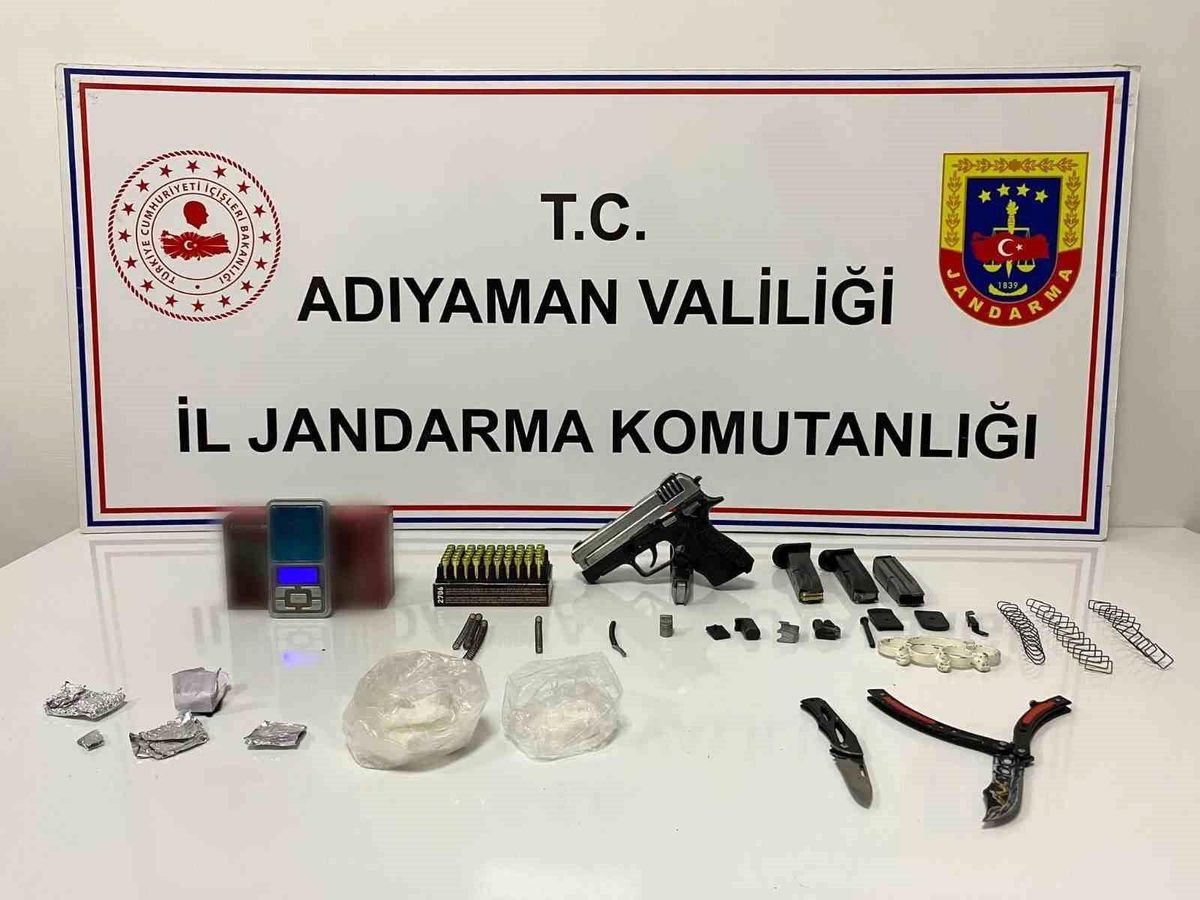Adıyaman'da Uyuşturucu ve Silah Operasyonu