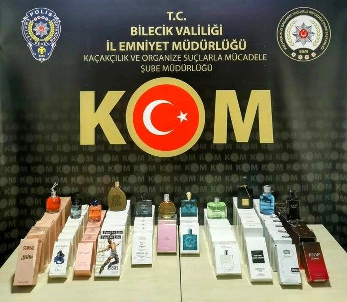 Bilecik'te Kaçak Parfüm Operasyonu
