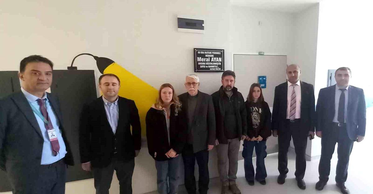 Kayseri Develi Devlet Hastanesi'nde uzun yıllar görev yapan Meral Ayan'a özel oda