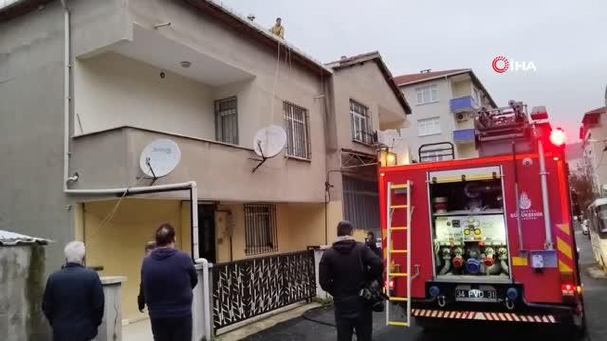Maltepe'de Bir Binada Şofben Yangını