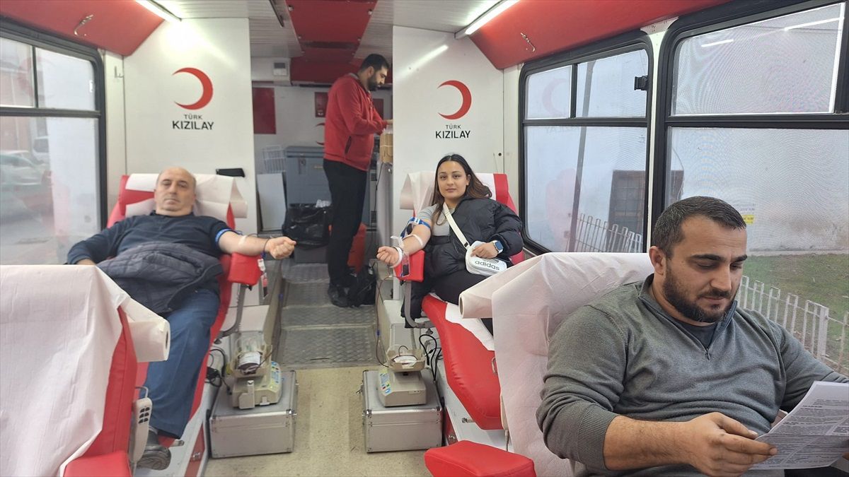Bafra'da Türk Kızılayı Kan Bağışı Çalışması Başladı