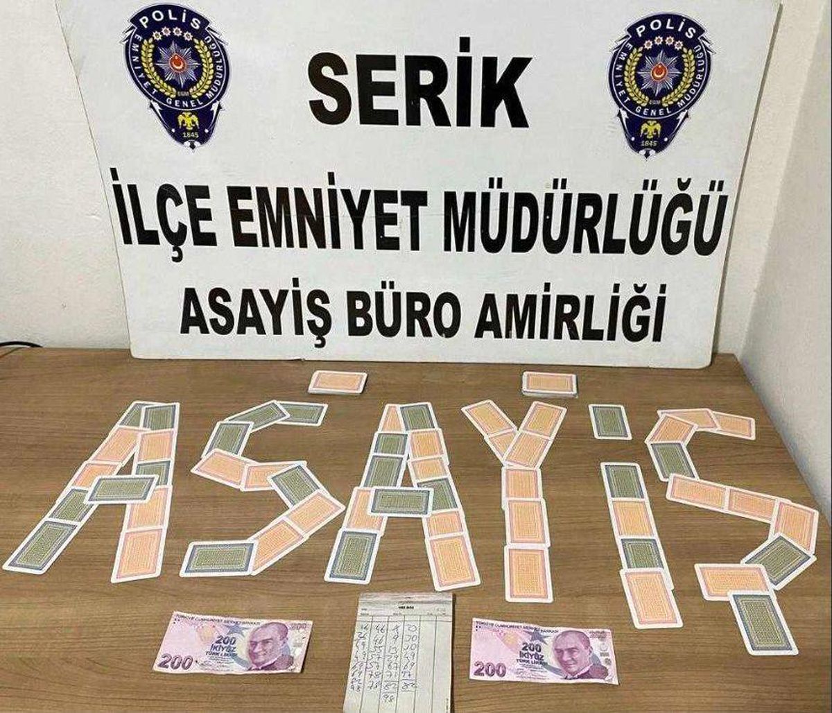 Serik'te yapılan operasyonlarda 124 şüpheli yakalandı