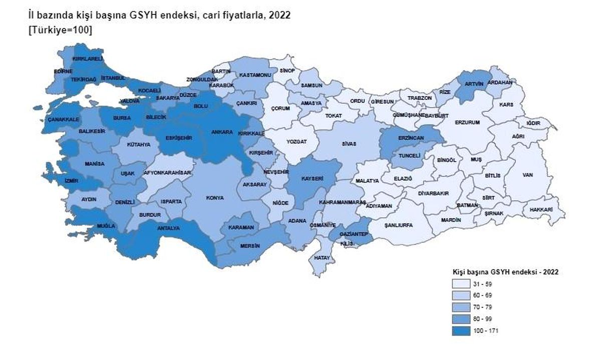 Eskişehir'de Kişi Başına Düşen GSYH 11 Bin 62 Dolar Oldu