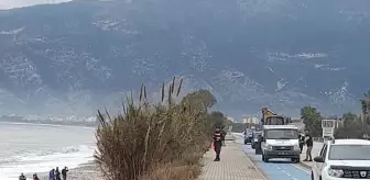 Finike Sahilinde İnsan İskeleti Bulundu