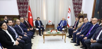 Adalet Bakanı Yılmaz Tunç, KKTC Cumhuriyet Meclisi Başkanı Zorlu Töre'yi ziyaret etti
