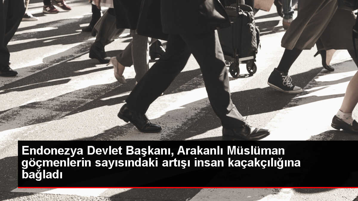 Endonezya Devlet Başkanı: Arakanlı Müslümanların Ülkeye Gelişi İnsan Kaçakçılığı Olabilir