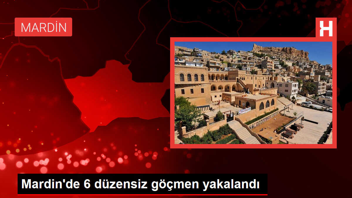 Mardin'de 6 düzensiz göçmen yakalandı
