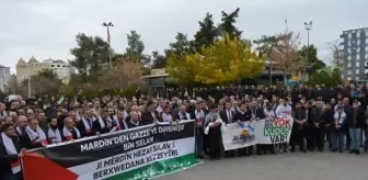 Mardin ve Diyarbakır'da İsrail Protestosu