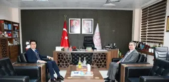 Şarköy Kaymakamı Ahmet Naci Helvacı, Tekirdağ Milli Eğitim Müdürü Ersan Ulusan'ı ziyaret etti