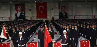 Erzincan Polis Meslek Eğitim Merkezi'nde 1521 Polis Adayı Mezuniyet Töreni Düzenlendi