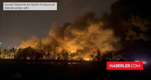 GEBZE FABRİKA YANGINI SON DAKİKA | Gebze yangın son durum ne, söndürüldü mü?