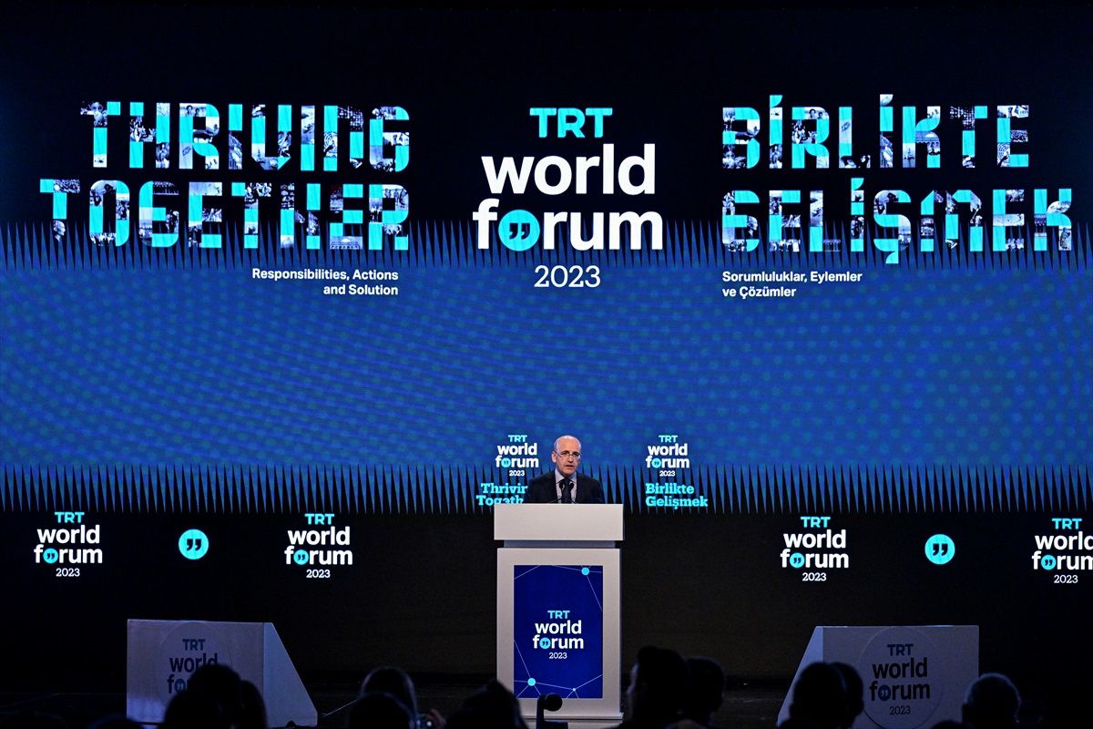 Hazine ve Maliye Bakanı Şimşek, TRT World Forum 2023'te konuştu Açıklaması