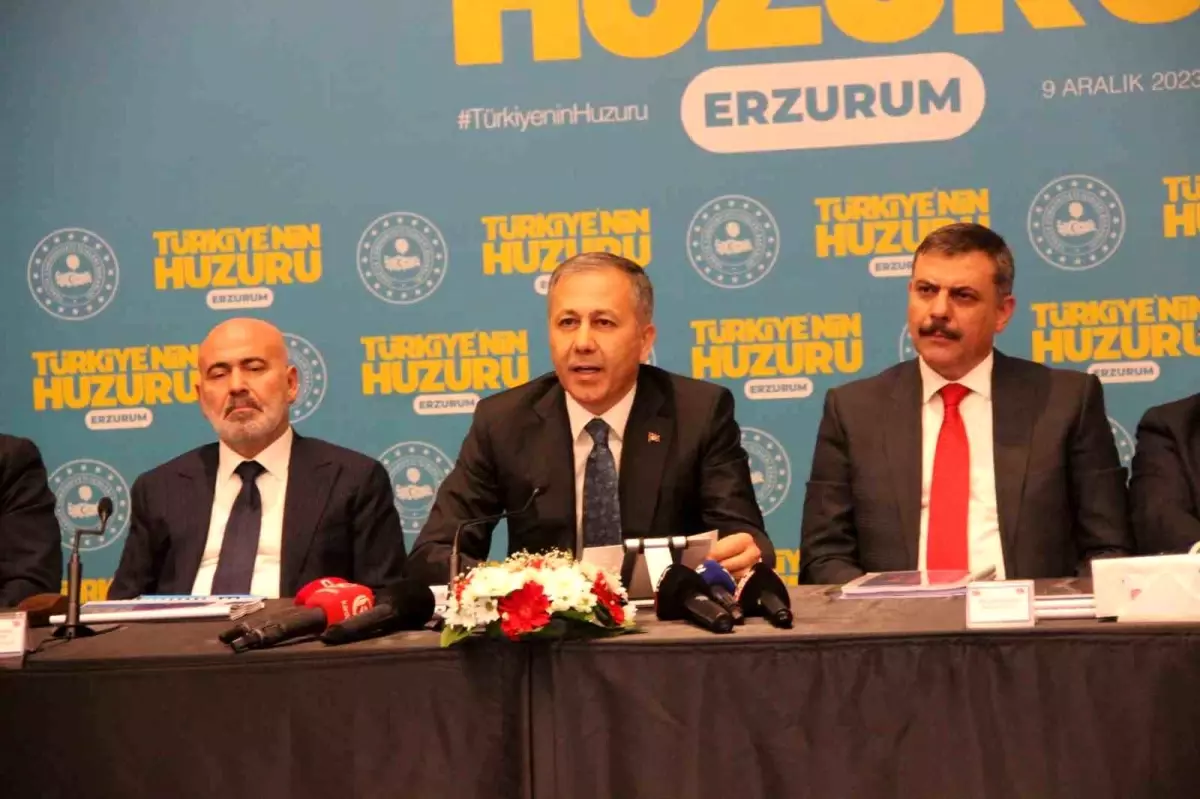 İçişleri Bakanı Yerlikaya: 'Kamu düzenini bozmaya çalışan tüm yapılanmaları çökertip adalete teslim edeceğiz'