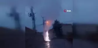 Şanlıurfa'da Akaryakıt İstasyonu Yakınındaki Trafoda Patlama