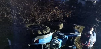 Malatya'da traktör devrildi, 1 kişi yaralandı