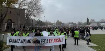 Konya'da binlerce vatandaş Filistin için yürüdü