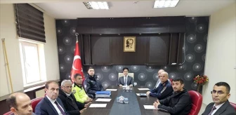 Sivas'ın Akıncılar ilçesinde trafik komisyonu toplantısı gerçekleştirildi