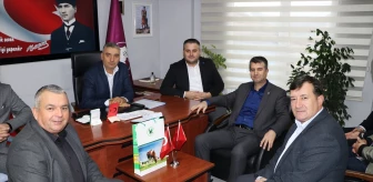 HAYKOOP Başkanı Mustafa Zafer, Ferizli Esnaf ve Sanatkarlar Odası Başkanı Mehmet Tan'ı ziyaret etti