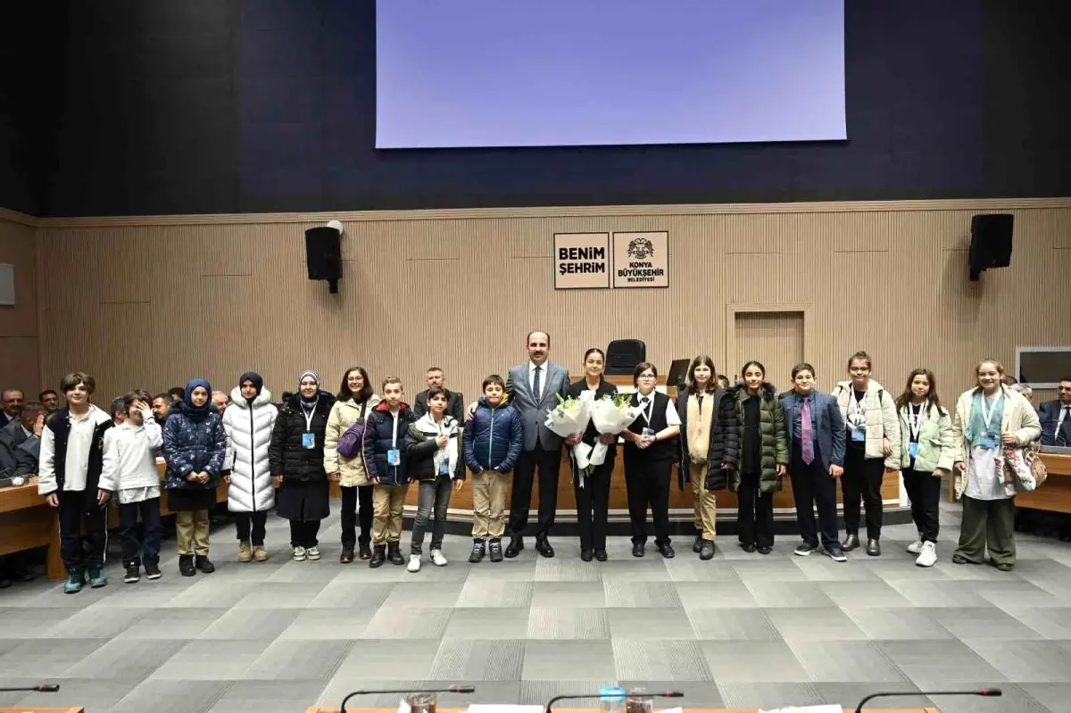 Konya Büyükşehir Belediye Meclisi'nde Çocuk Meclisi Başkanı değişti