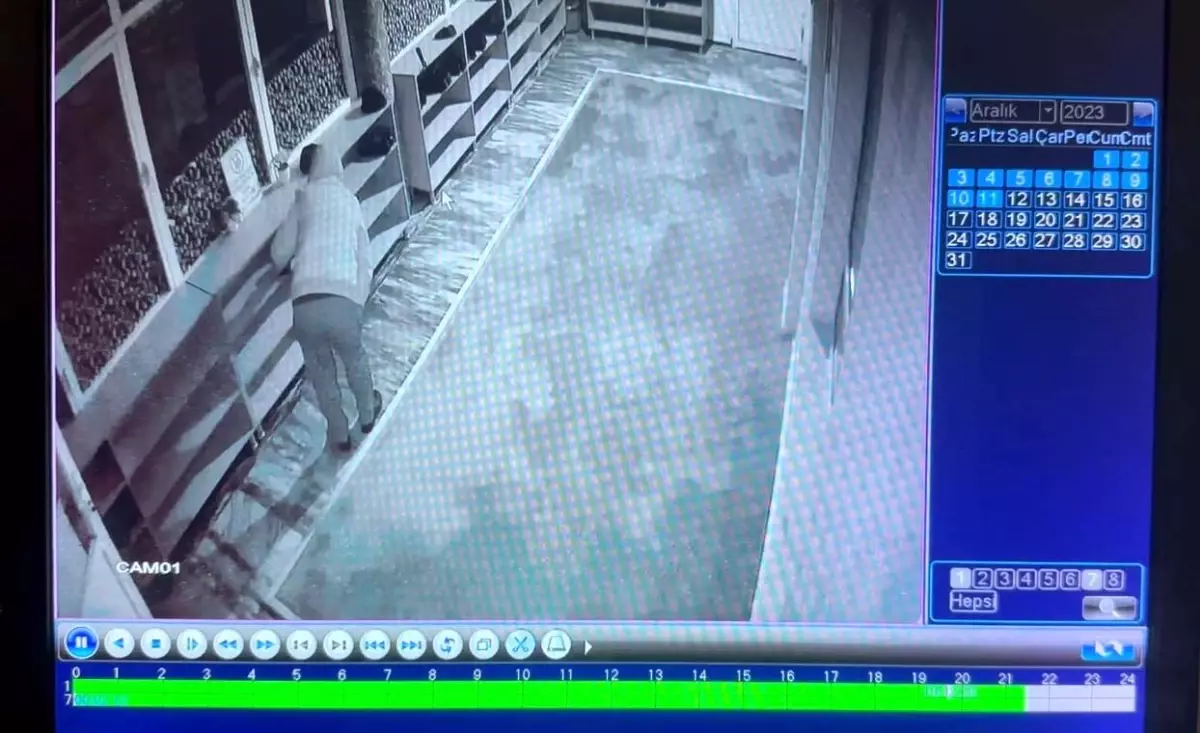 Tekirdağ'da Camide Ayakkabı Hırsızlığı