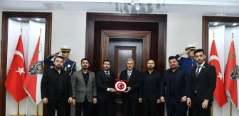 Genç Sağlık Sendikası Genel Başkanı Osman Kaya ve sendika yöneticileri Emniyet Genel Müdürü Erol Ayyıldız'ı ziyaret etti