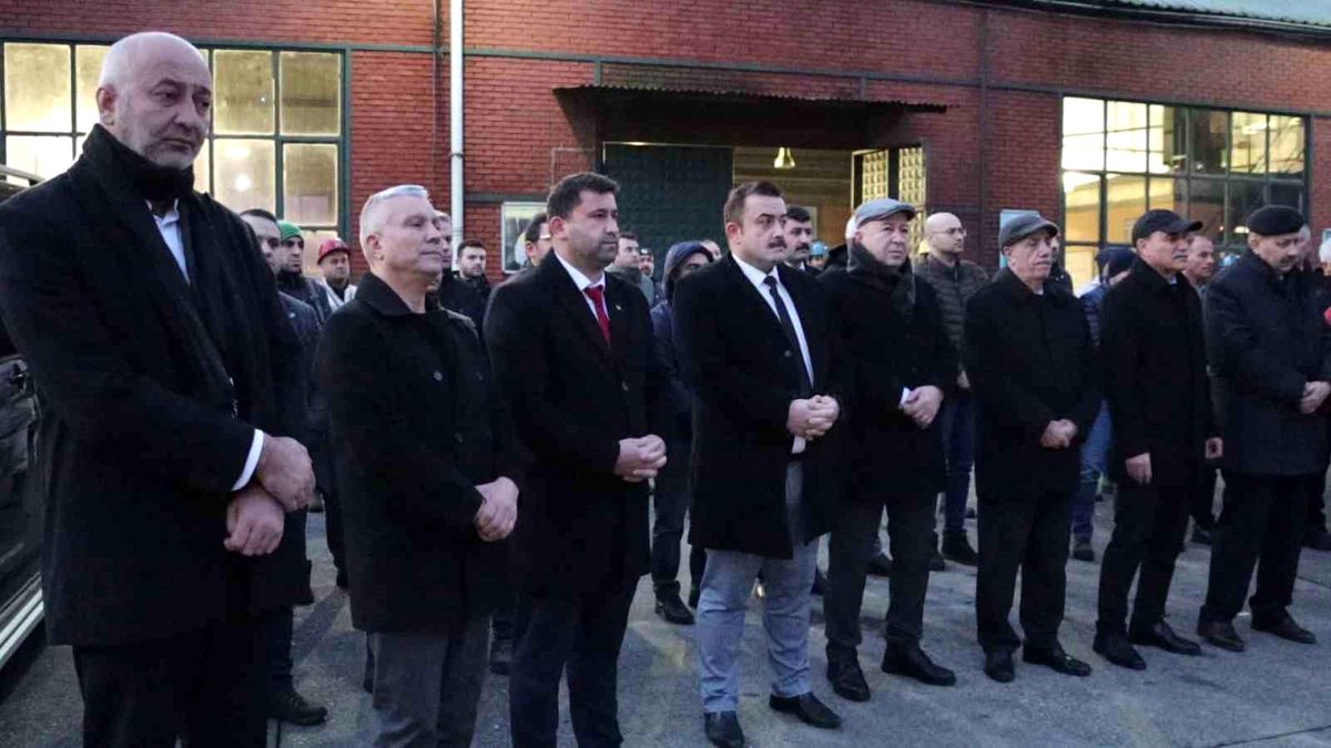 TTK Kozlu Müessesesi'nde Üretime Açılan Kartiye-4 İçin Tören Düzenlendi