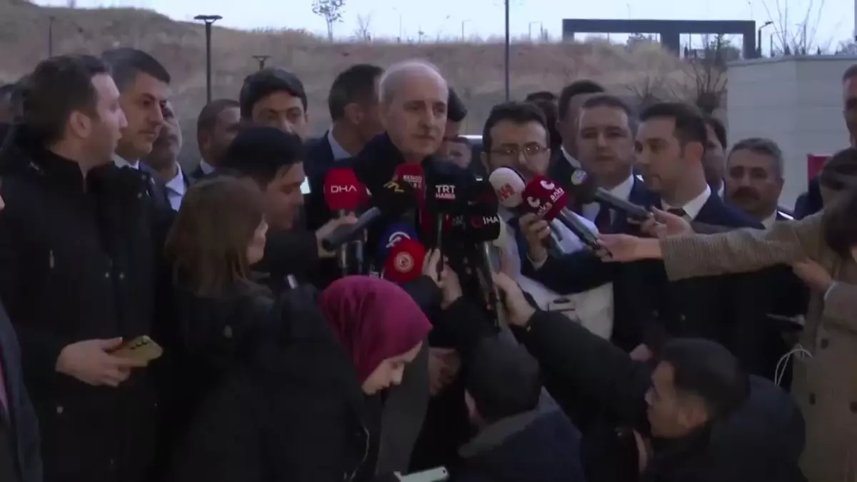 TBMM Başkanı Numan Kurtulmuş, Hasan Bitmez'i Hastanede Ziyaret Etti