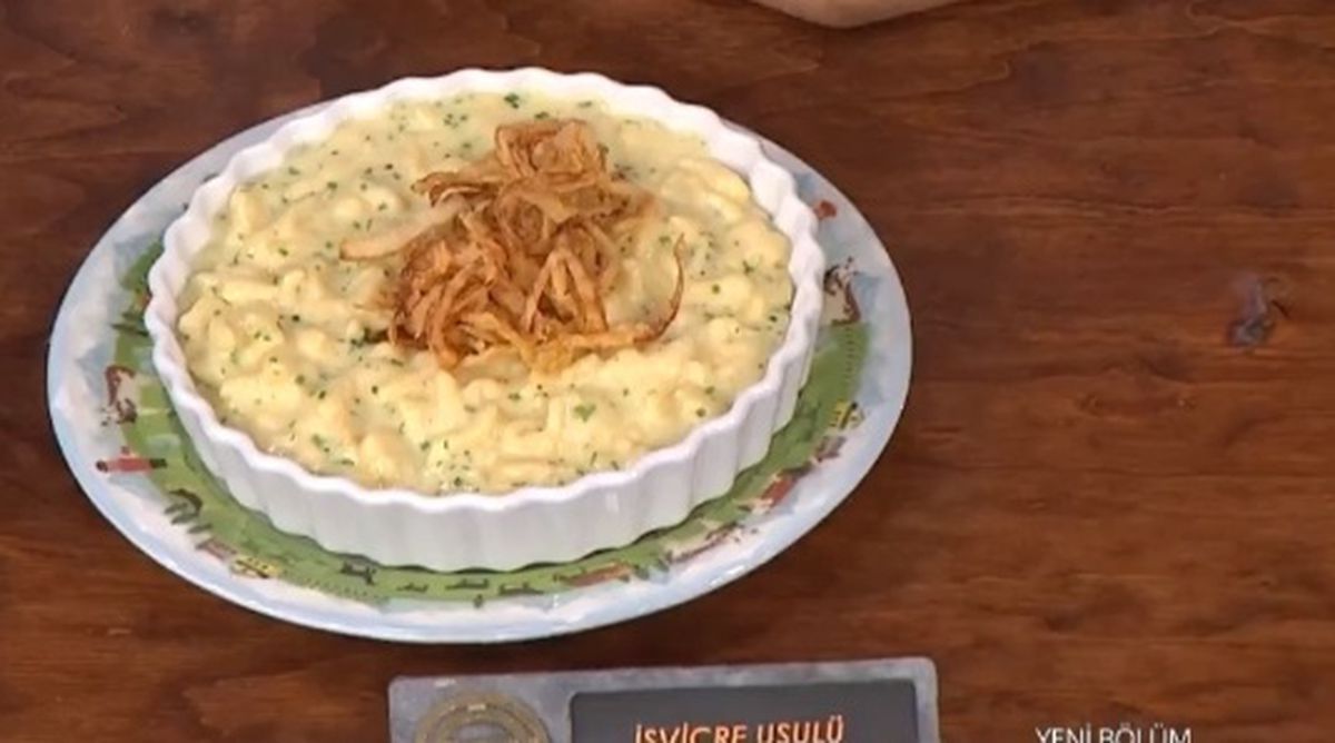 İsviçre usulü spaetzle tarifi! MasterChef İsviçre usulü spaetzle nasıl yapılır?
