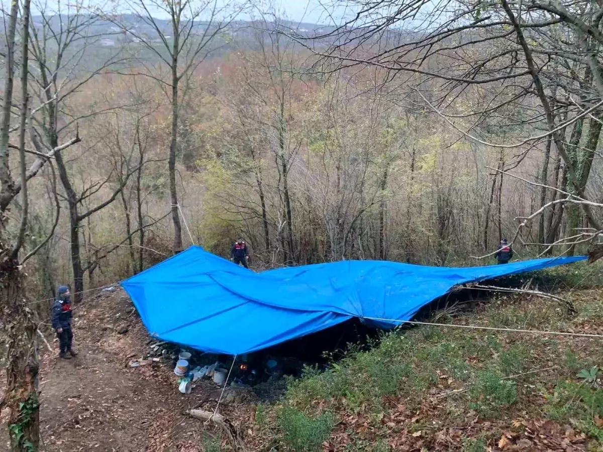 Samsun'da Kaçak Define Kazısı Yapan 10 Kişi Suçüstü Yakalandı