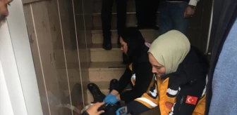 Salıpazarı'nda Merdivenlerden Düşen Kişi Hastaneye Kaldırıldı