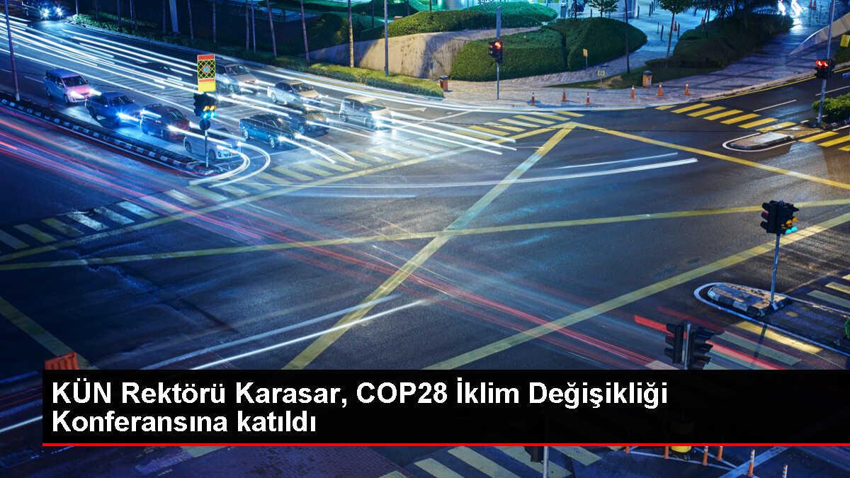 Kapadokya Üniversitesi Rektörü COP28'de konuştu