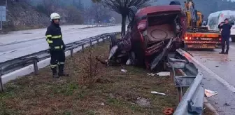 Amasya'da Yağmur Nedeniyle Kaza: 2 Kişi Yaralandı