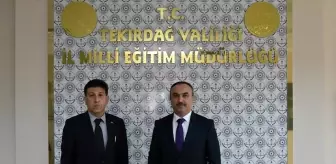 Tekirdağ Valisi Recep Soytürk, İl Milli Eğitim Müdürü Ersan Ulusan'ı ziyaret etti