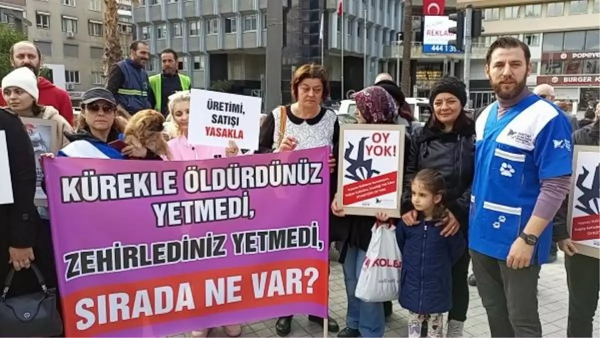 Nazilli ve Köşk'te Hayvan Katliamı Protesto Edildi