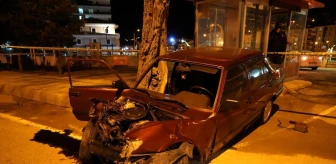 Bayburt'ta trafik kazası: 1 ölü, 1 ağır yaralı