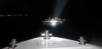 Bodrum'da Motor Arızalı Lastik Botla Kaçak Göçmen Kurtarıldı