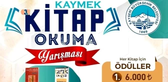 Kayseri Büyükşehir Belediyesi 3. KAYMEK Kitap Okuma Yarışması Başlıyor