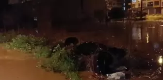Çanakkale'de Sağanak Nedeniyle Dere Taştı