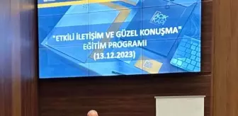 Kocaeli Valiliği Açık Kapı Şube Müdürlüğü tarafından düzenlenen 'Etkili İletişim ve Güzel Konuşma Eğitimi'