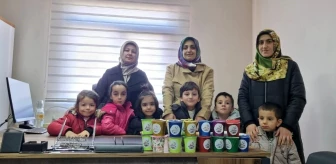 Bayburt'ta 4-6 Yaş Kur'an Kursu Öğrencileri Filistinli Çocuklara Yardım Etti