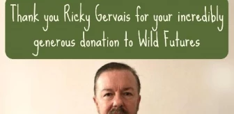 Ricky Gervais, Hayvan Refahı İçin 1.9 Milyon Pound Bağışladı